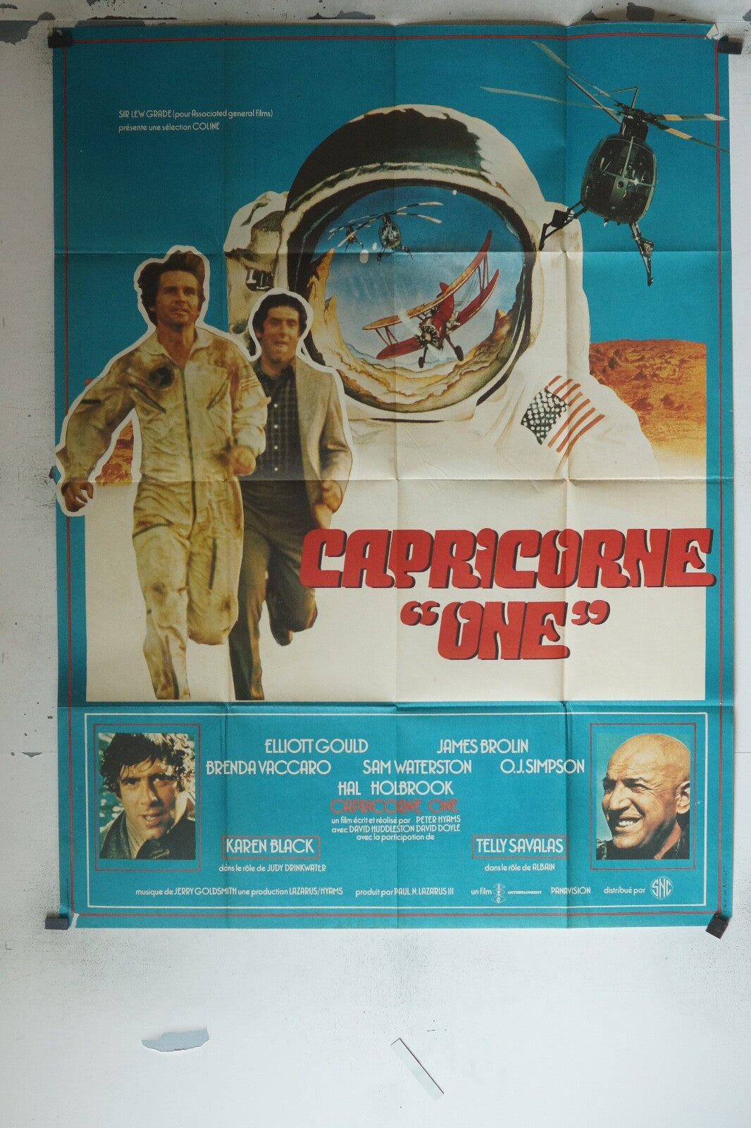 CAPRICORNE ONE ORIGINAL 120x160 ELLIOTT GOULD