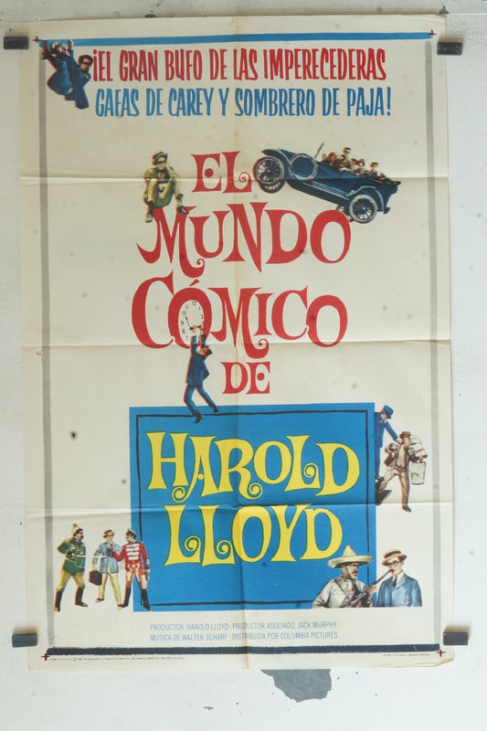EL MUNDO COMICO DE HAROLD LLOYD F 69x103 ORIGINAL