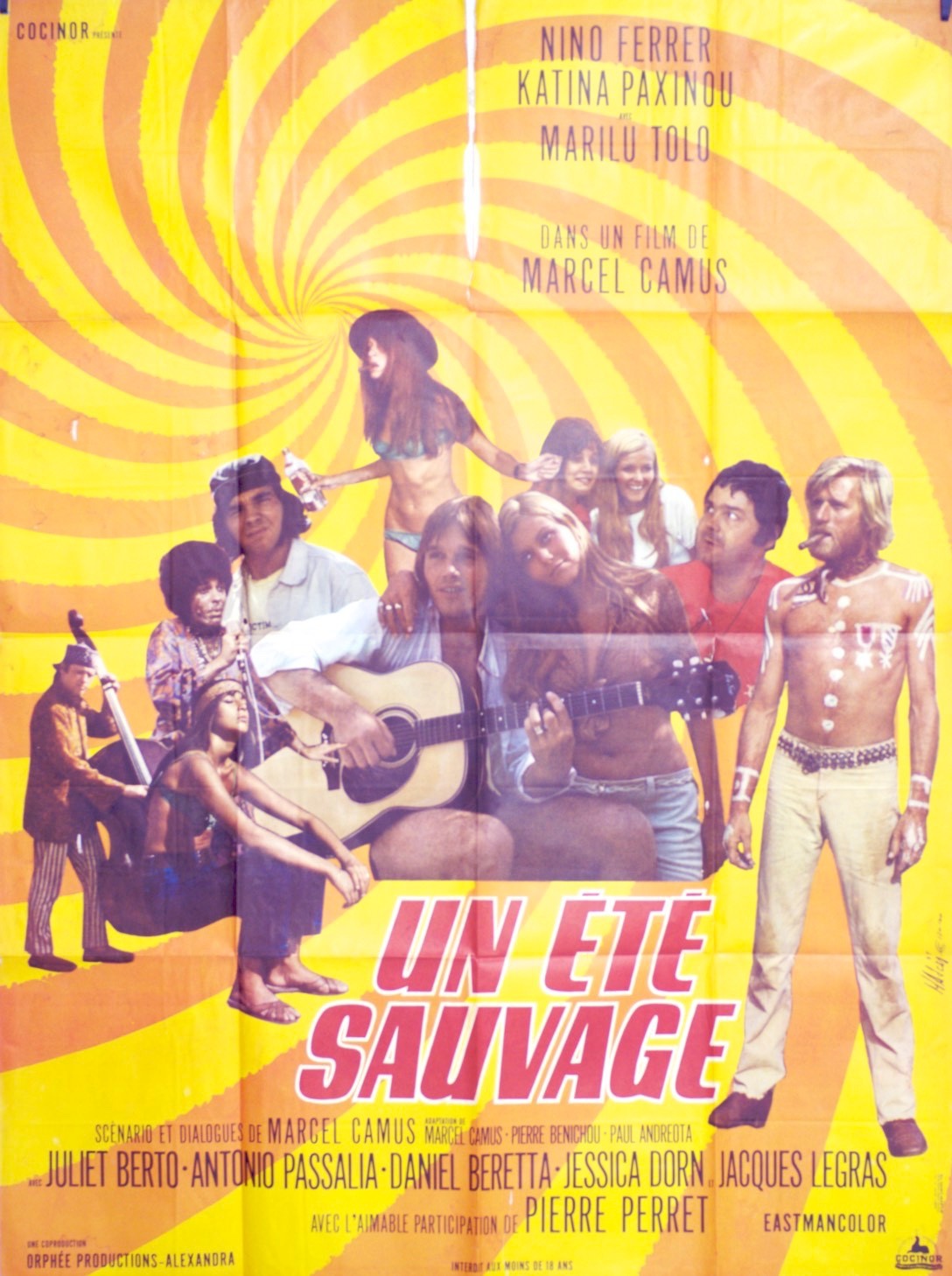 UN ÉTÉ SAUVAGE NINO FERRER POSTER ORIGINAL 120x160