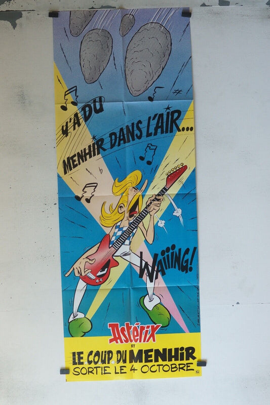 ASTÉRIX ET LE COUP DU MÉNHIR POSTER ORIGINAL (60x160)