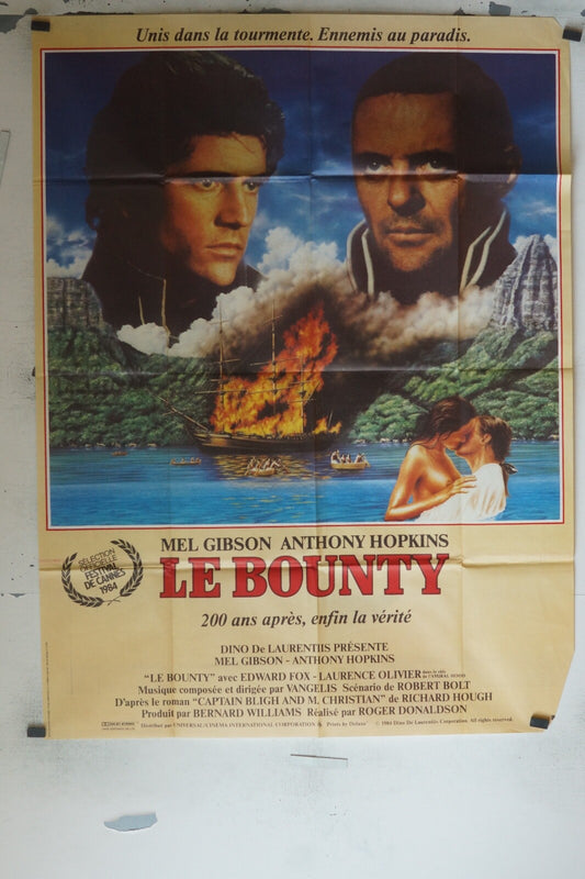 LE BOUNTY MOVIE POSTER ORIGINAL 120x160 MEL GIBSON