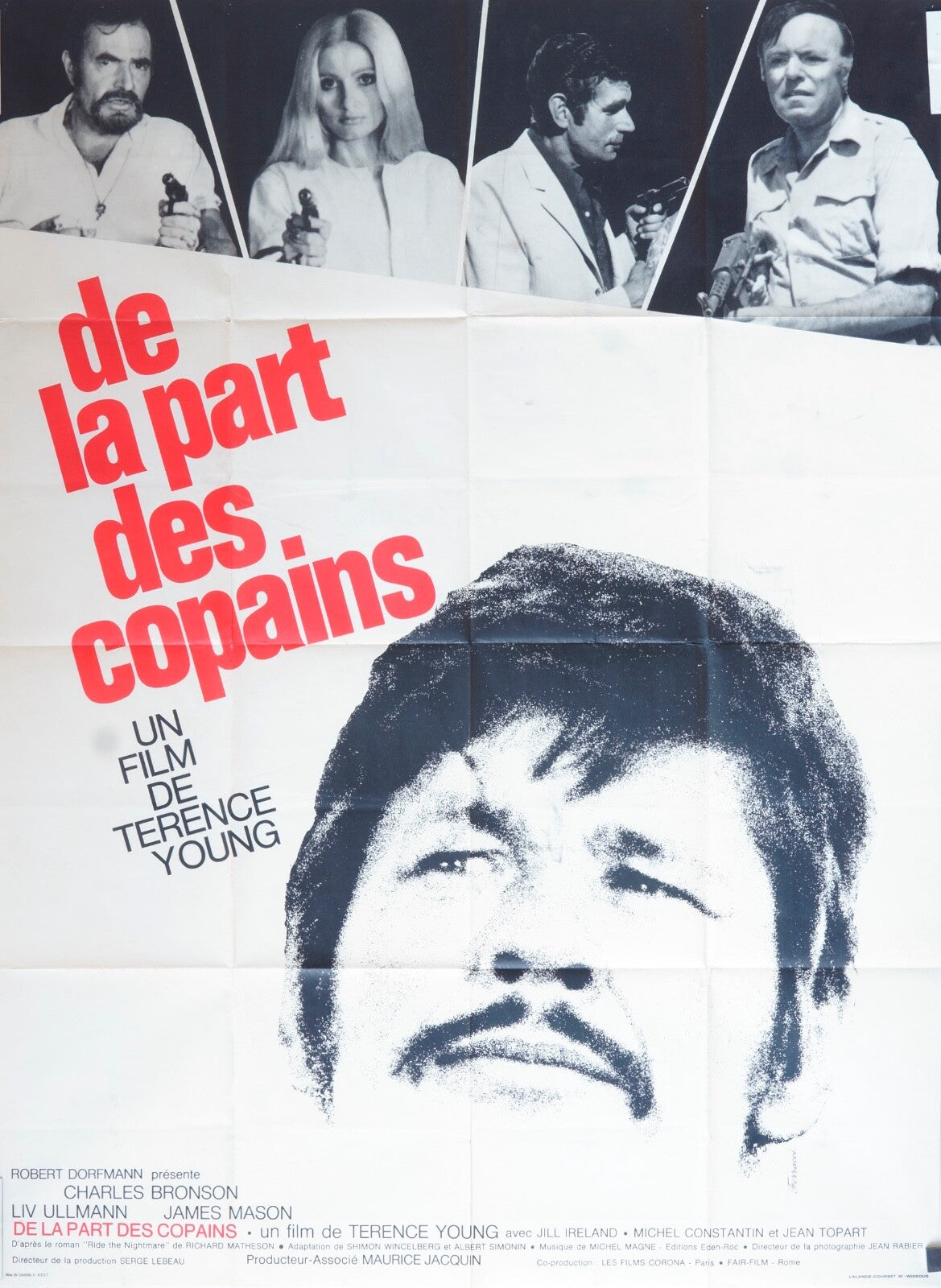 DE LA PART DES COPAINS POSTER ORIGINAL (120X160) TERENCE YOUNG