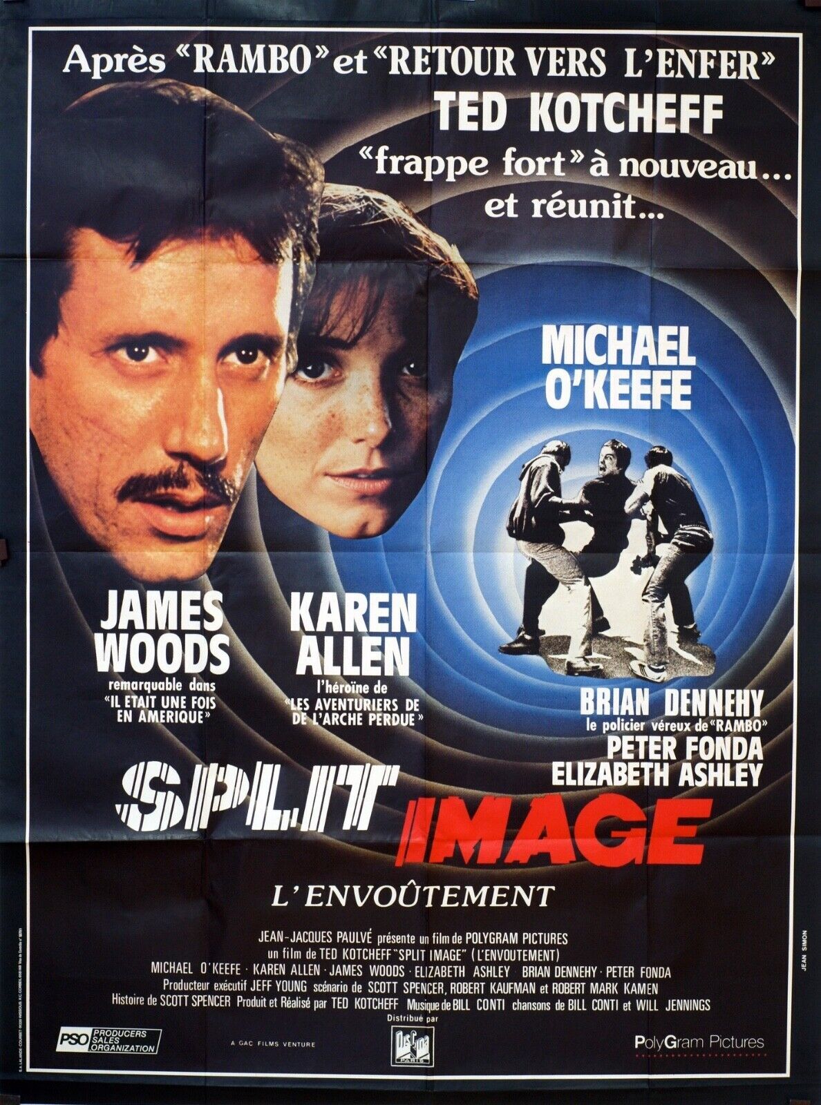 SPLIT IMAGE MOVIE POSTER ORIGINAL 120x160 JAMES WOOD
