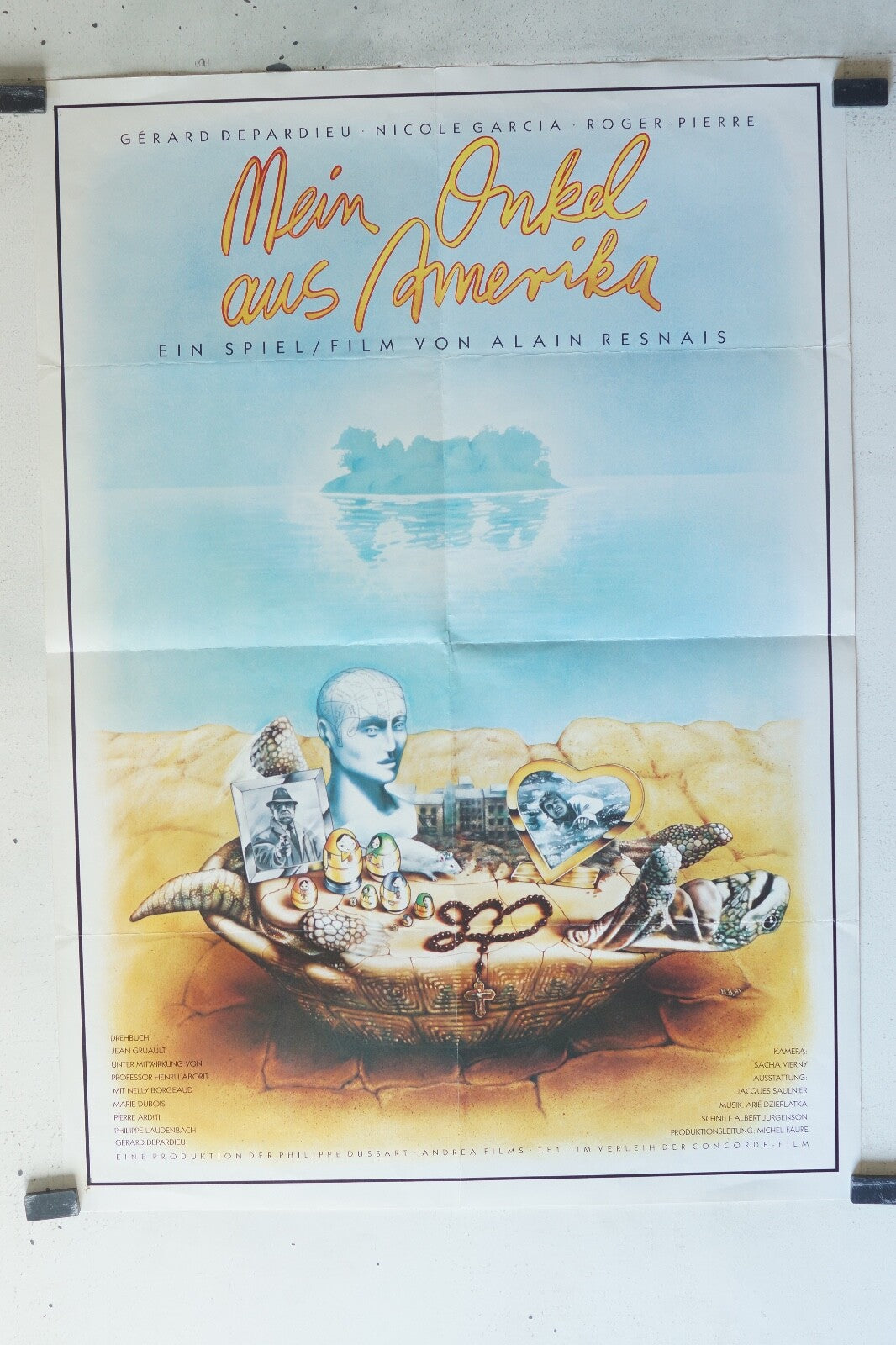 MEIN ONKEL AUS AMERIKA MOVIE POSTER ORIGINAL (59X84) Nicole Gracia , Roger