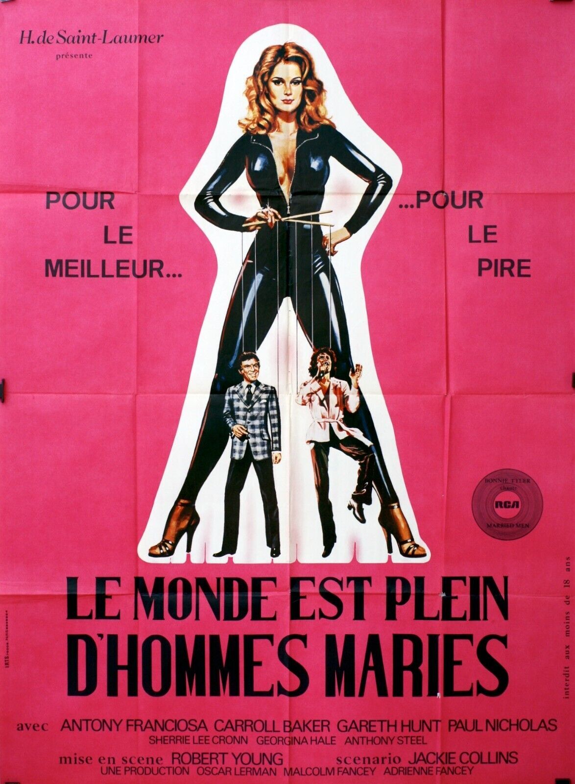 LE MONDE EST PLEIN D’HOMMES MARIES MOVIE POSTER ORIGINAL 120x160 ANTHONY