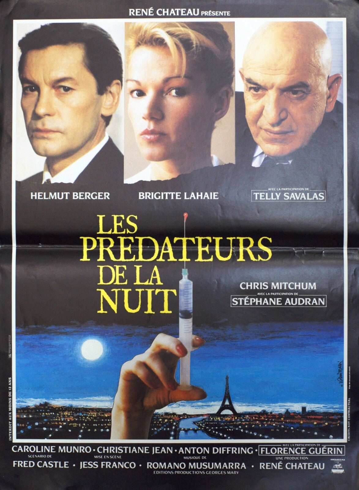 LES PREDATEURS DE LA NUIT (French Version) ORIGINAL 40x60