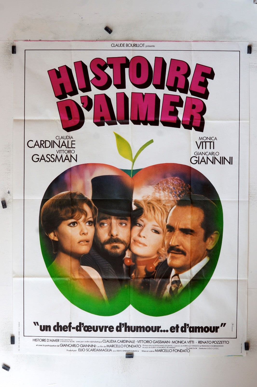 HISTOIRE D’AIMER CLAUDIA CARDINALE ORIGINAL MOVIE POSTER 120x160