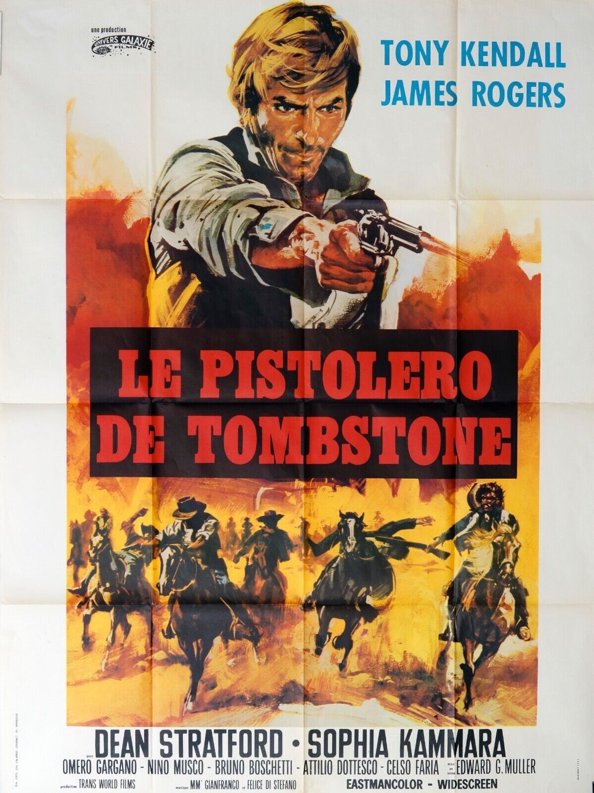 LE PISTELERO DE TOMBSTONE ORIGINAL MOVIE POSTER 120x160 DEAN STRATFORD