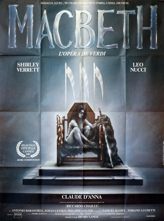 MACBETH MOVIE POSTER ORIGINAL 120x160 BARRY NEWMAN