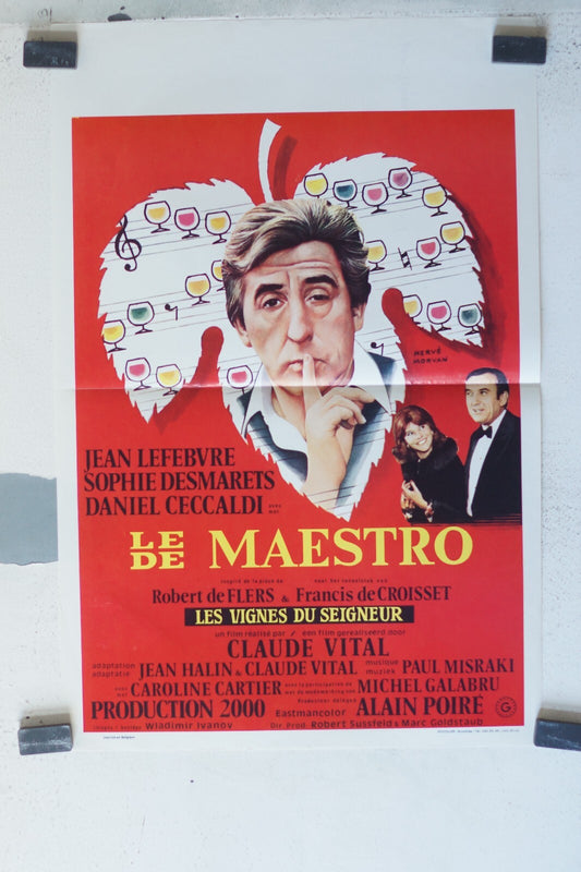 VIGNES DU SEIGNEUR (LES) MOVIE POSTER ORIGINAL (55 X35) Jean Lefebvre