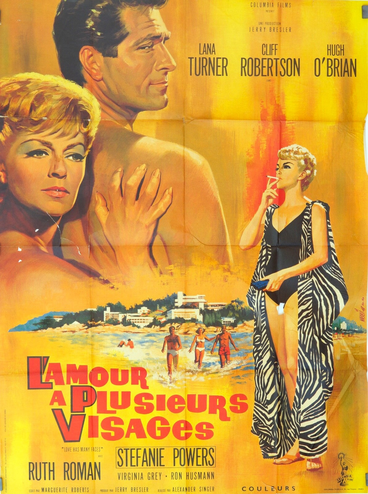 L’AMOUR A PLUSIEURS VISAGES MOVIE POSTER ORIGINAL 120x160 LANA TURNER