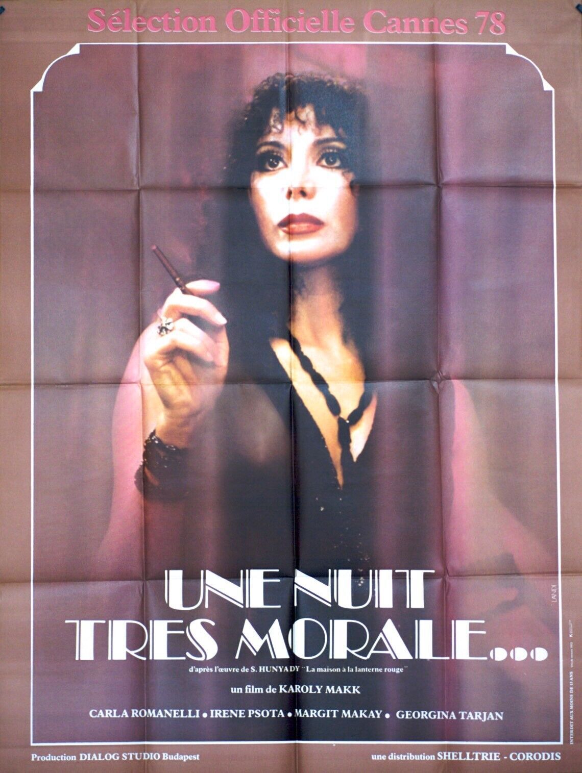 UNE NUIT TRÈS MORALE MOVIE POSTER ORIGINAL120x160 CARLA ROMANELLI