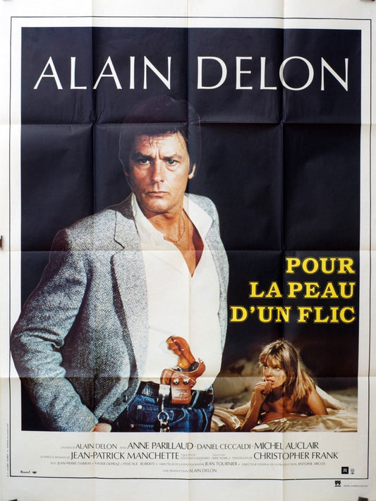 POUR LA PEAU D’UN FLIC MOVIE POSTER ORIGINAL 120x160 ALAIN DELON