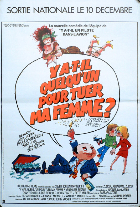Y A-T-IL QUELQU’UN POUR TUER MA FEMME ?(French Version) ORIGINAL 40x60
