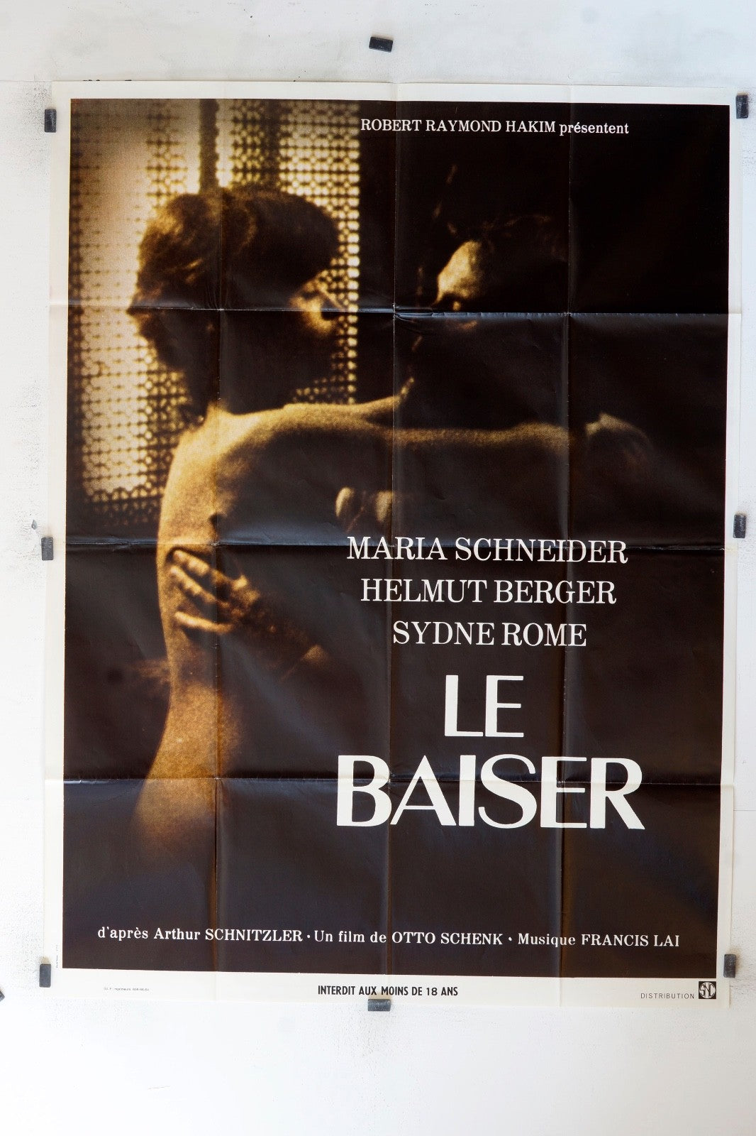 LE BAISER MARIA SCHNEIDER MOVIE POSTER ORIGINAL 120X160