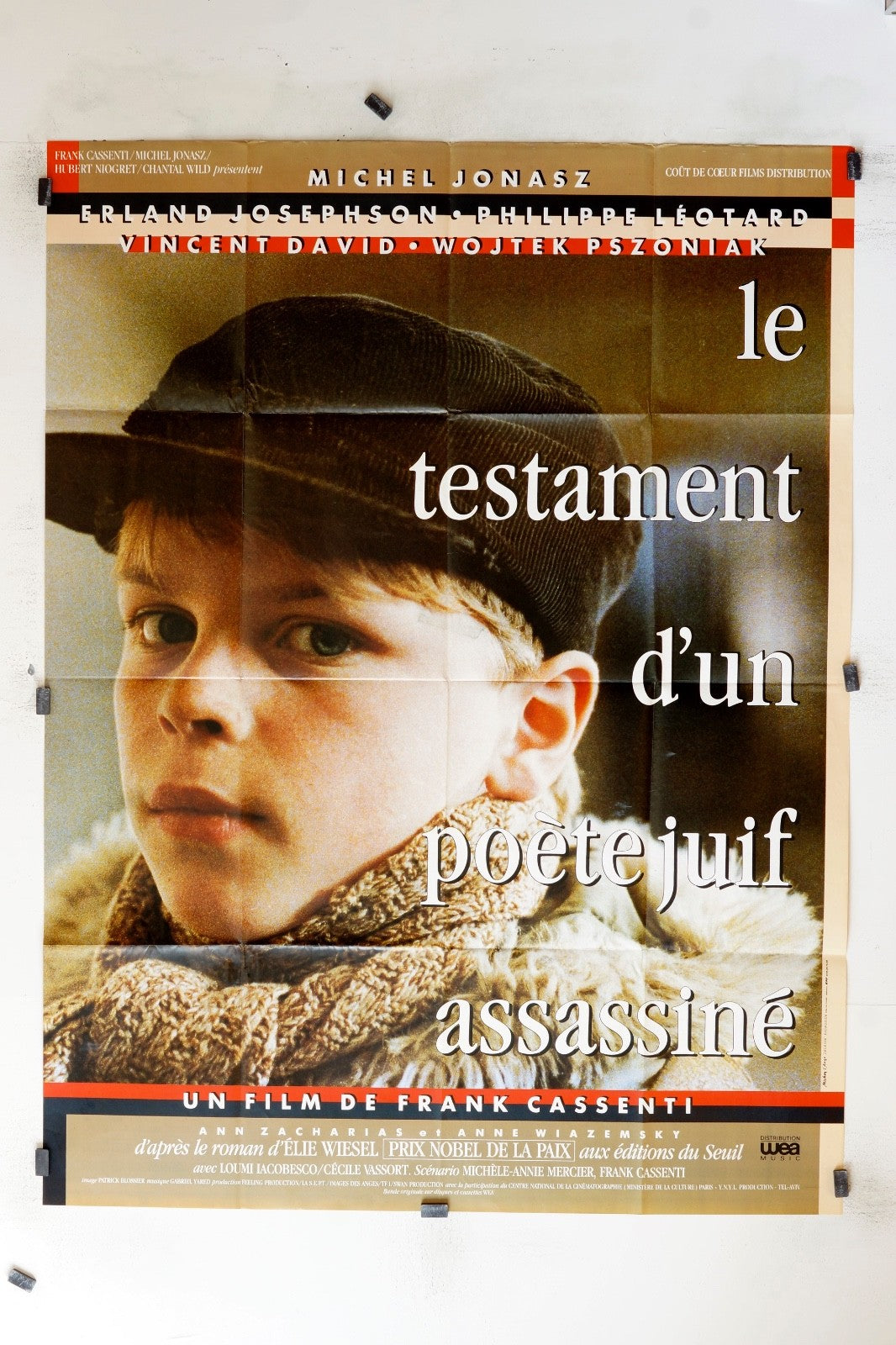 LE TESTAMENT D’UN POÈTE JUIF ASSASSINÉ FRANK CASSENI MOVIE POSTER 120x160