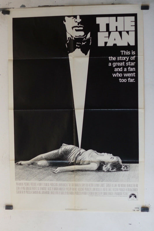 THE FAN MOVIE POSTER ORIGINAL 69x103, Edward Bianchi, Lauren Bacall