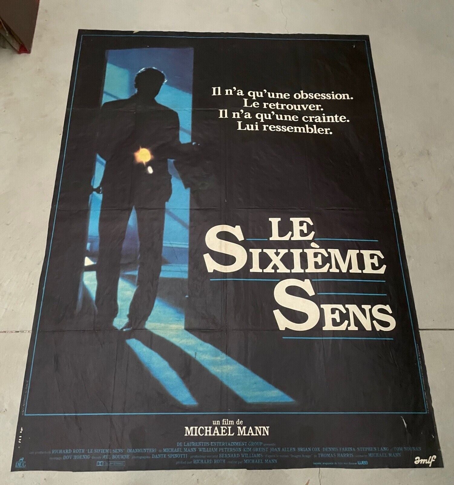 LE SIXIÈME SENS MOVIE POSTER ORIGINAL 120x160 MICHAEL MANN
