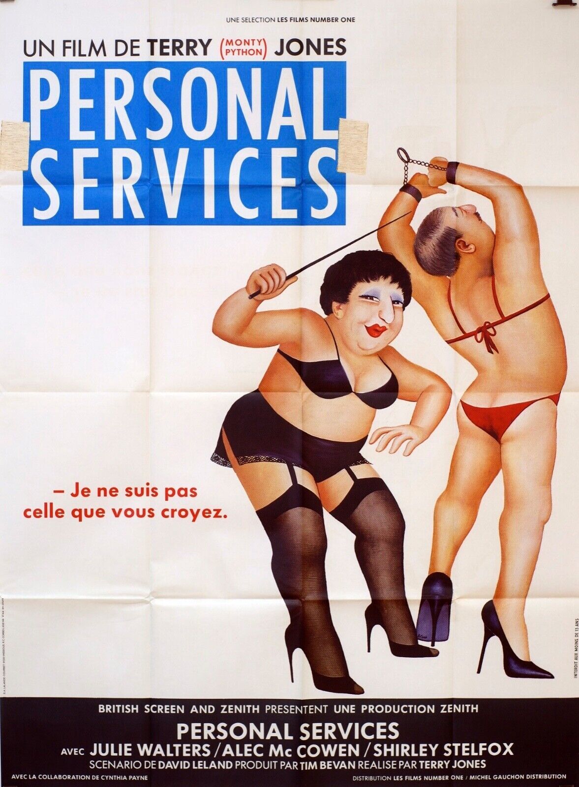 PERSONAL SERVICES POSTER ORIGINAL 120x160 TERRY JONES