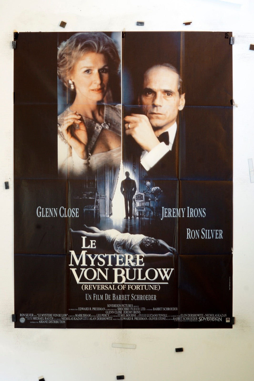 LE MYSTÈRE VON BULOW GLENN CLOSE MOVIE POSTER ORIGINAL (120X160)