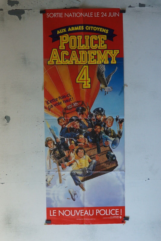 POLICE ACADEMY 4 POSTER ORIGINAL 60x160