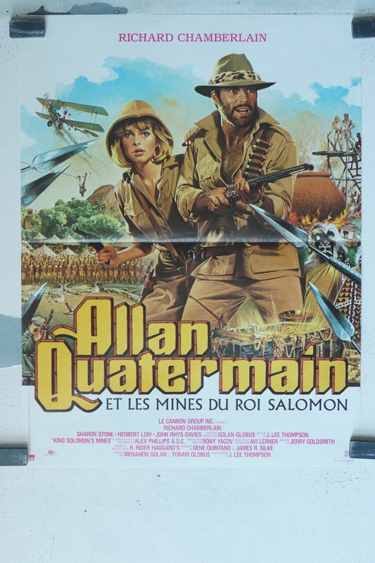 ALLAN QUATERMAIN ET LES MINES DU ROI SALOMON MOVIE POSTER ORIGINAL 40x60