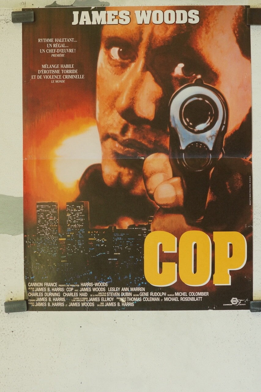 COP ORIGINAL 40x60 JAMES WOODS – LESLEY ANN WARREN