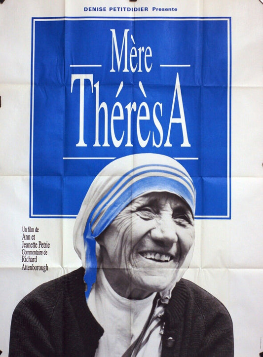 MÈRE THÉRÈSA MOVIE POSTER ORIGINAL 120x160  ANN ET JEANETTE PETRIE