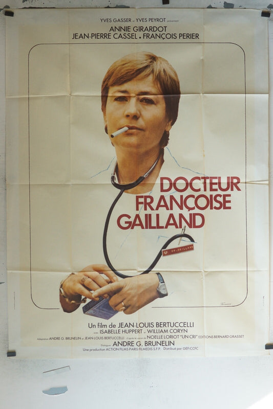 DOCTEUR FRANCOISE GAILLAND MOVIE POSTER ORIGINAL 120x160 ANNIE GIRARDOT