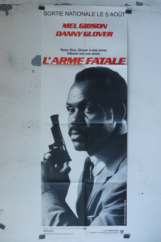 L’ARME FATALE MOVIE POSTER ORIGINAL 60x160 MEL GIBSON