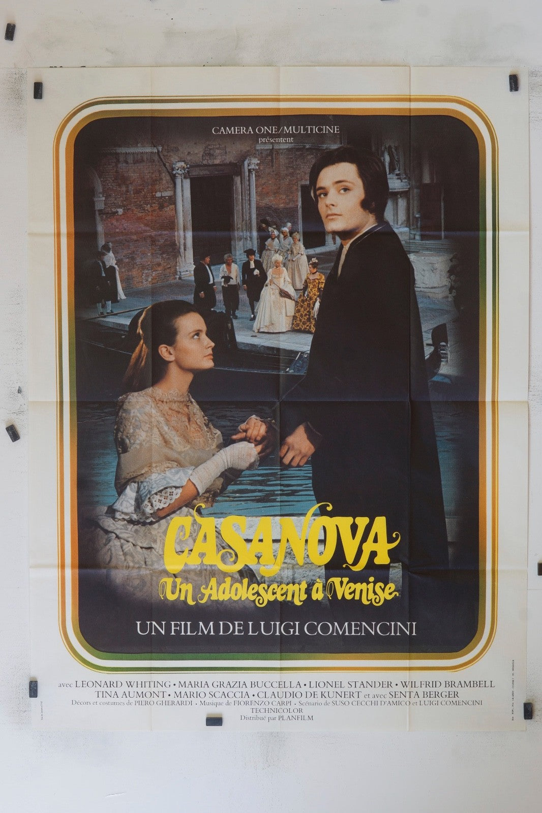 CASANOVA, UN ADOLESCENT À VENISE LUIGI COMENCINI POSTER ORIGINAL 120x160
