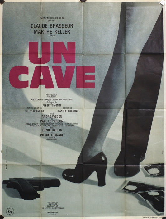 UN CAVE CLAUDE BRASSEUR ORIGINAL 120x160