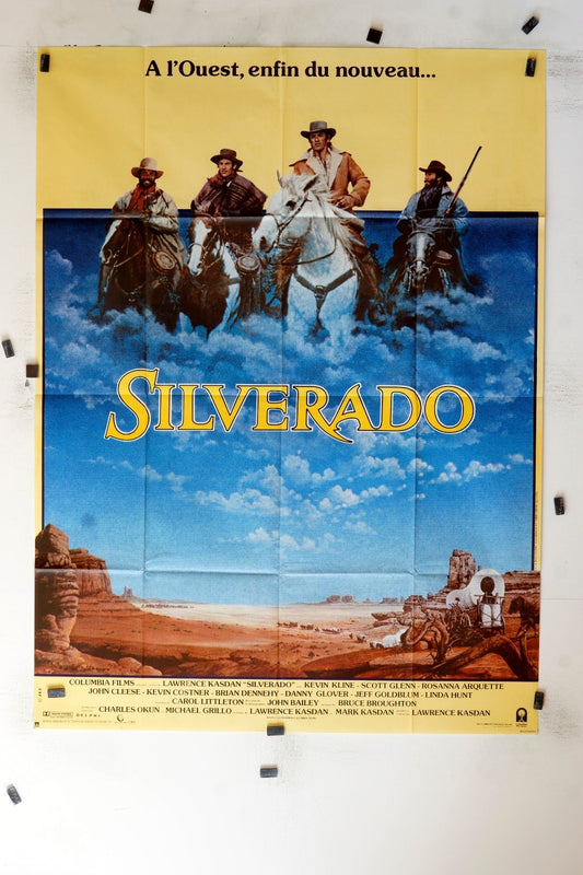 SILVERADO LAWRENCE KASDAN 120x160 ORIGINAL MOVIE POSTER