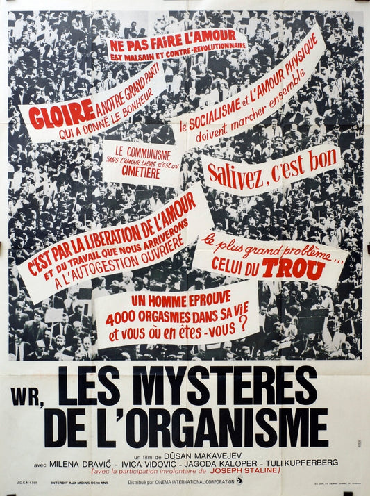 LES MYSTÈRES DE L’ORGANISME MOVIE POSTER ORIGINAL 120x160 MILENA DRAVIC
