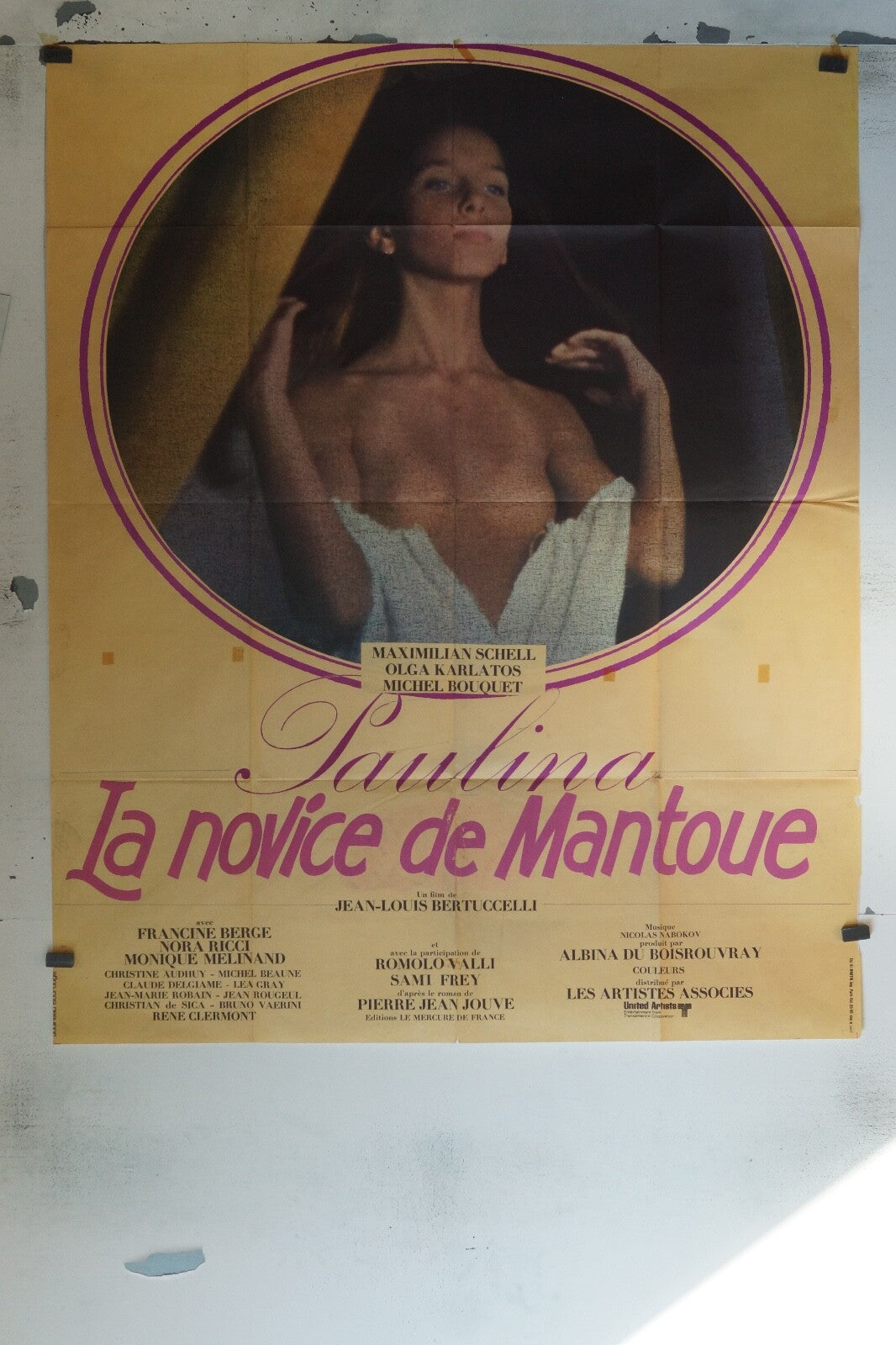 PAULINA, LA NOVICE DE MANTOUE EROCTIC MOVIE POSTER ORIGINAL 120x160