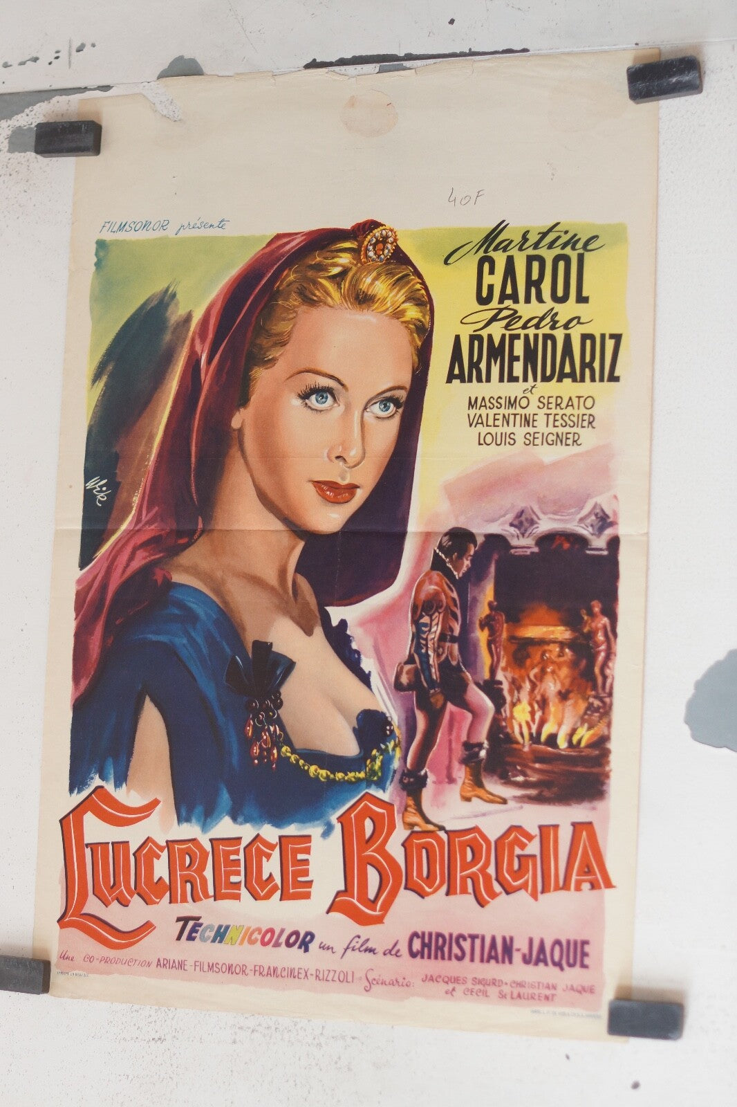 LUCRECE BORGIA ORIGINAL (Belgium Version) 30x55