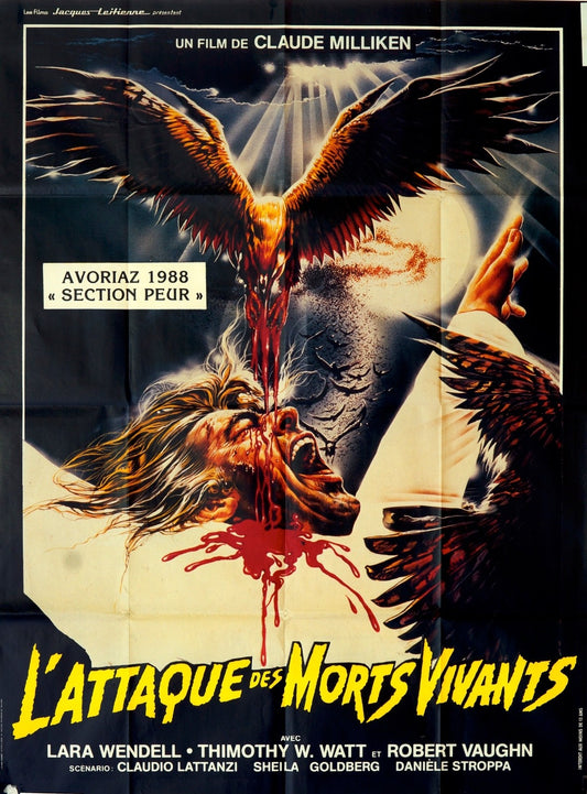 L’ATTAQUE DES MORTS VIVANTS  LARA WENDELL MOVIE POSTER ORIGINAL 120x160