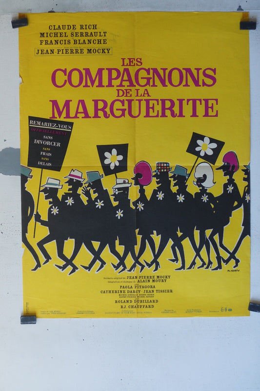 COMPAGNONS DE LA MARGUERITE (LES) Movieposter ORIGINAL 60x80 Claude Rich ,