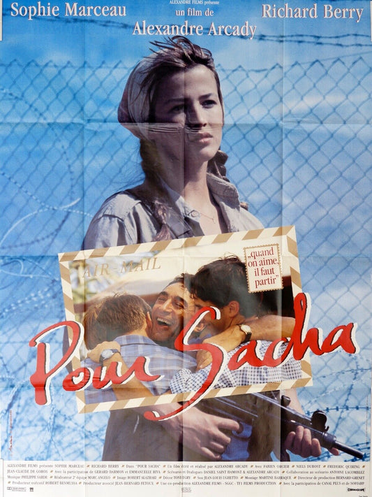 POUR SACHA ORIGINAL MOVIE POSTER 120x160 SOPHIE MARCEAU