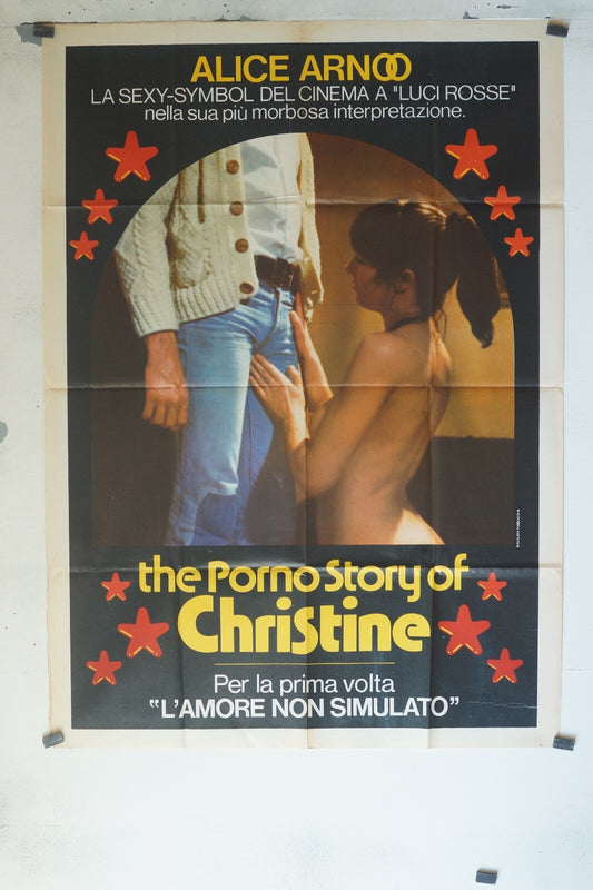 THE PORNO STORY OF CHRISTINE MOVIE POSTER ORIGINAL (120X160) ALICE ARNOO
