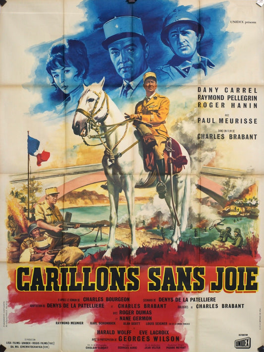 CARILLONS DANY CARREL POSTER ORIGINAL120x160 Françoise Arnoul