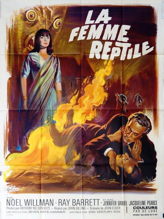 LA FEMME REPTILE POSTER ORIGINAL 120x160 GUY MADISON