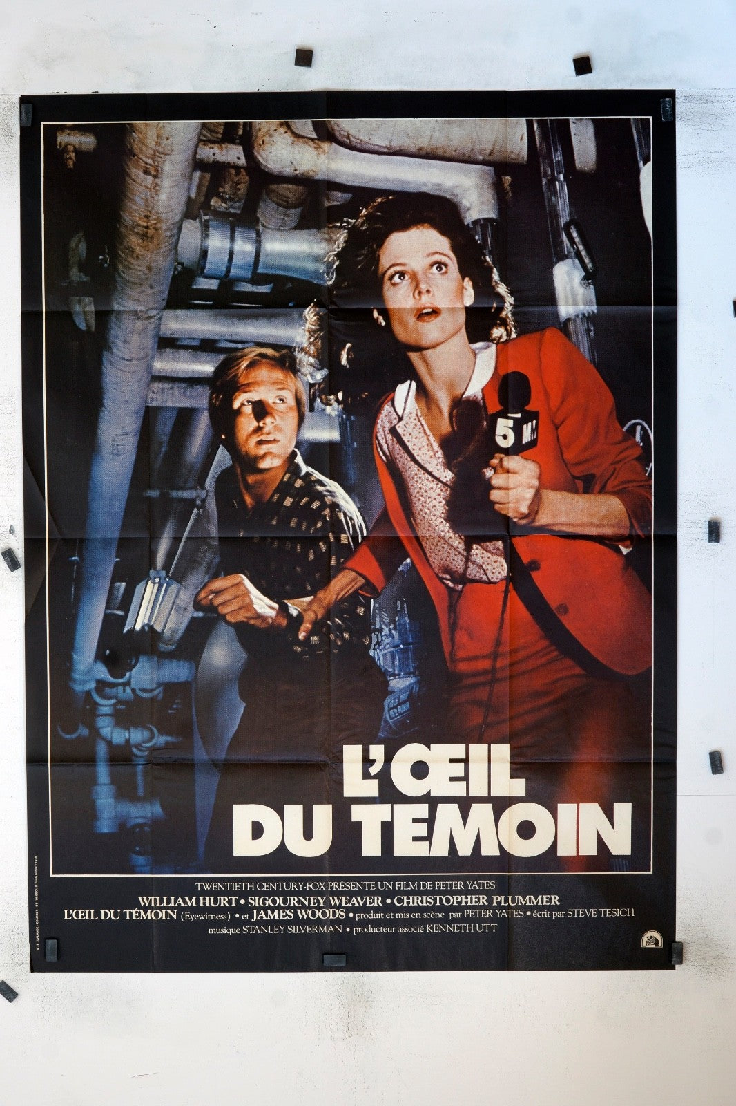 L’ŒIL DU TÉMOIN WILLIAM HURT ORIGINAL MOVIE POSTER 120x160