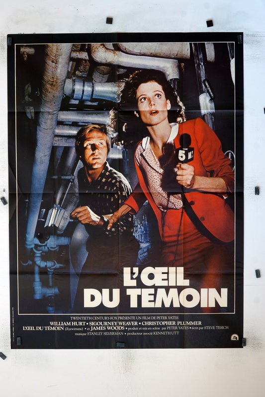 L’ŒIL DU TÉMOIN WILLIAM HURT ORIGINAL MOVIE POSTER 120x160
