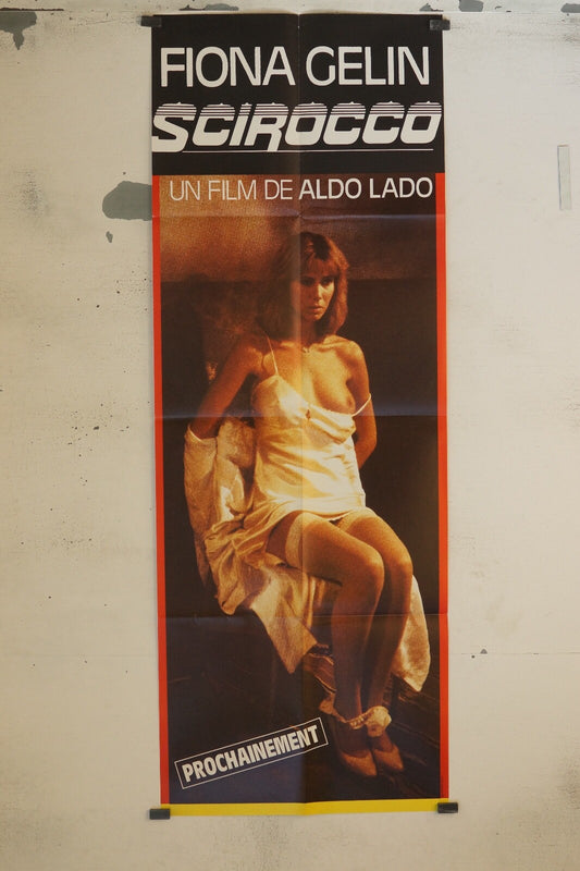 SCIROCCO ORIGINAL MOVIE POSTER 57x160 FIONA GELIN